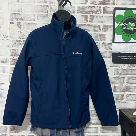 Columbia zip up jacket navy blue men’s  large - Picture 1 of 6